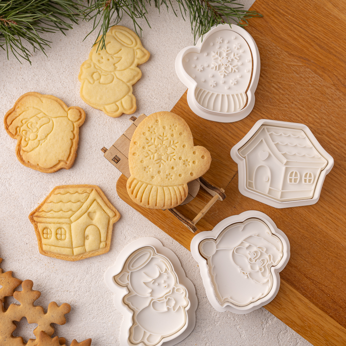 Kalėdinės sausainių formelės