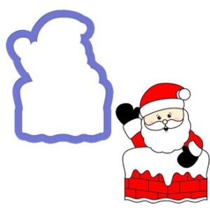 Kalėdų senelis kamine