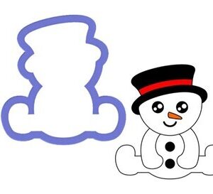 Sėdintis sniego senis