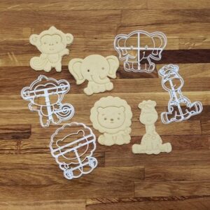 Džiunglių / safari gyvūnų rinkinys