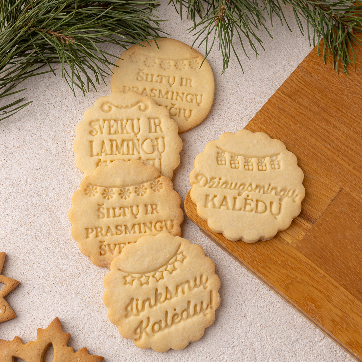 Kalėdinės linkėjimų formelės gražiausiems sausainiams - Image 2