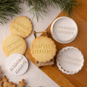 Tekstinės linkėjimų sausainių formelės 🎅🏼