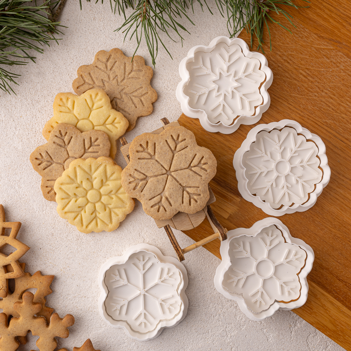 Keturios snaigutės - sausainių formelės - Image 2