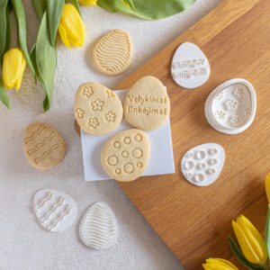 5 Velykinių margučių - Sausainių Formelių rinkinys